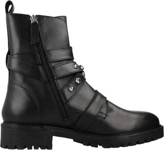 Geox Enkellaarsjes - Dames - Enkellaarsjes - Zwart - 37 EU - Schoenen