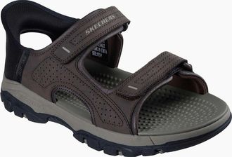 Skechers Mens Skechers Tresmen - Reece Polyurethane Mens Chocolate Standard Sandals - Brown - Size: 10