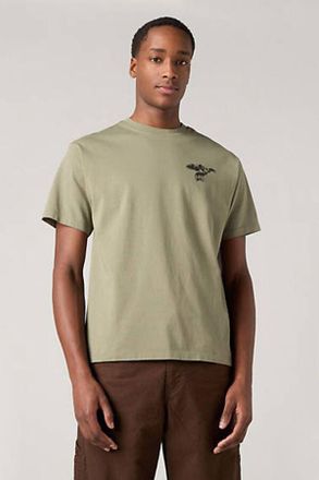 Levi's Vintage Fit Graphic Tee - Uomo - S - Nero / Farm Fresh In Black Lichen Green