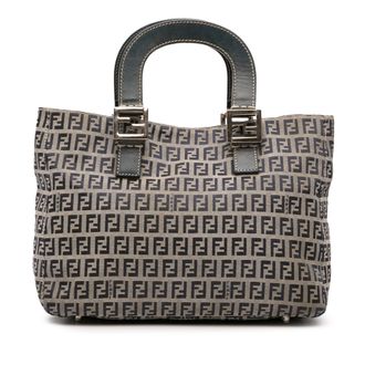Fendi Logo Print Vintage Schoudertas
