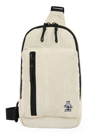 Original Penguin Corduroy Sling Bag in Birch at Nordstrom Rack