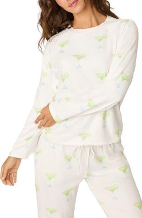 PJ Salvage Margarita Mama Pajama Top in Ivory at Nordstrom, Size X-Small