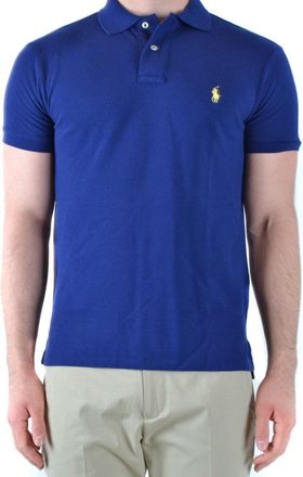 Polo Ralph Lauren Fitted Royal Blue Polo T-Shirt