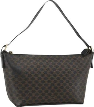 Celine Pre-owned Shoulder Bags, female, Black, Size: ONE SIZE Pre-owned Vintage Macadam Shoulder Bag