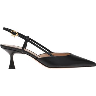 Gianvito Rossi Ascent 55 Slingback in Black at Nordstrom, Size 34.5