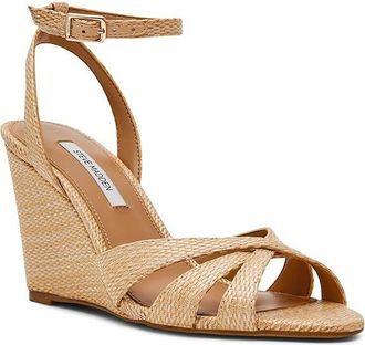 Steve Madden Harbor Womens Sandals Natural Raffia : 8.5 M, Synthetic