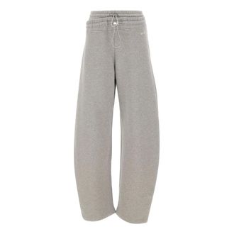 The Attico Broeken, Dames, Grijs, S, Katoen, Joggers