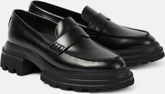 Hogan Luxor leather loafers