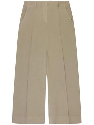 Incotex Black Straight-Leg Pleated Cotton Pants