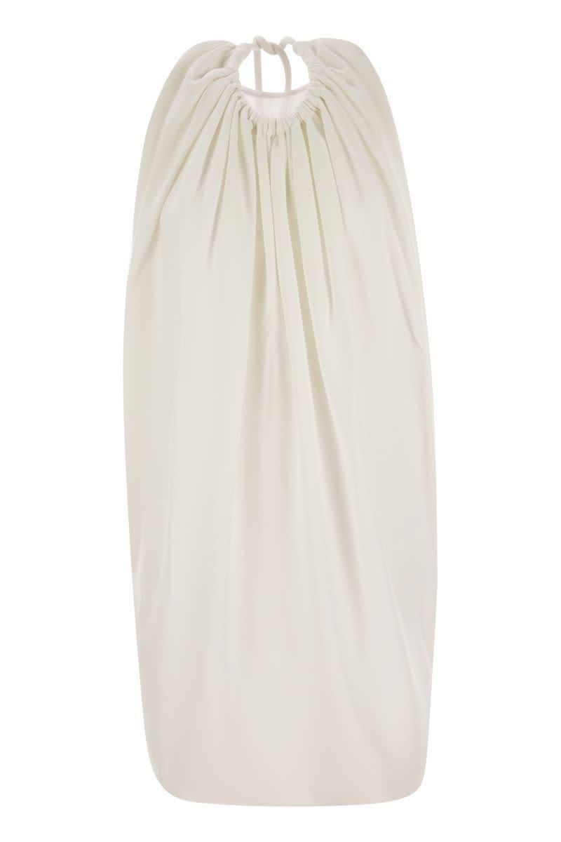 パーティードレス SPORTMAX ARIZONA1234 - Short viscose dress Short viscose dress - RUNWAY, optical white | Sportmax