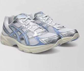 Asics synthetic leather low-top sneakers