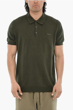 Woolrich Light Cotton Solid-Color Polo Shirt With Embroidered Logo size Xxl