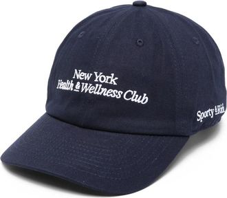 Sporty & Rich Logo-embroidered Baseball Cap