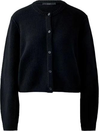 Oui Ilaya Cardigan - Knitwear - Mujer - Negro - L