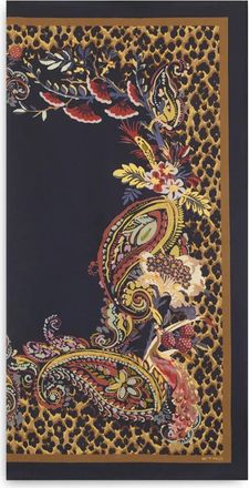 Etro Printed Silk Scarf - Dames - Zijden sjaals - Veelkleurig - ONE Size - Accessoires