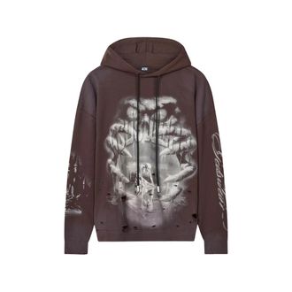 GCDS Gothic Graphic-print Hoodie