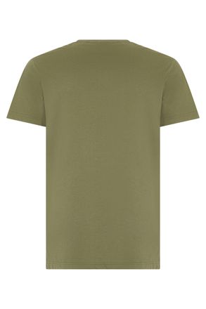GANT Mens T-Shirt Slim Fit Cotton Green T-Shirts And Polos