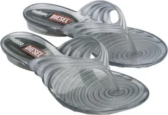 Melissa x Diesel Flip Flop in Transparent at Nordstrom, Size 7