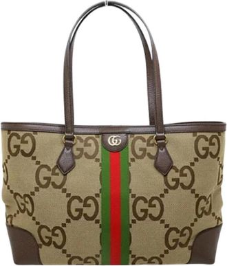 Gucci Pre-owned Canvas gucci-bags - Dames - Vintage Shopper - Beige - ONE Size - Vintage