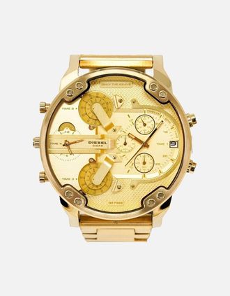 Diesel Mens Diesel DZ7399 Mr Daddy 2.0 Yellow Gold Mens Watch