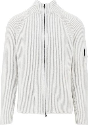 C.P. Company Cardigan full-zip in misto lana a coste Man XL