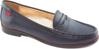 Marc Joseph New York East Village Penny Loafer in Navy Grainy at Nordstrom Rack, Size 5.5