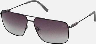 Timberland Mens Timberland TB9292 Matte Sunglasses - Black - Size: ONE size