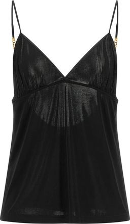 Saint Laurent Tops, Dames, Zwart, M, Satijn, Tops