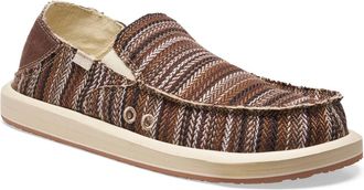 Sanuk Mens Donny Novelty Slip-On Shoe In Brown Multi