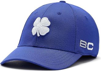 Black Clover Iron X Lagoon Hat Baseball Caps Royal Blue Hat/White Clover : SM/MD, Polyester/Spandex
