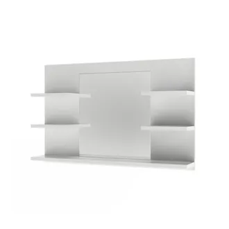Vicco Specchio Contenitore Bagno Wilbur, Bianco, 78 X 50 Cm Con Ripiani, Vicco