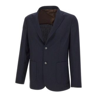 Barba Blazers, male, Blue, Size: 2XL Barba Jackets Blue