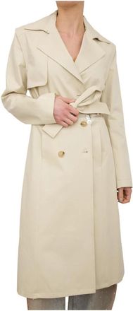 Patrizia Pepe Trenchcoat - Dames - Trenchcoats - Beige - S - Katoen - Jassen