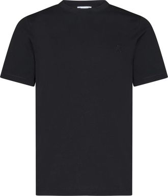 Jacob Cohen Zwart T-shirt met Ronde Hals - Heren - T-shirts - Zwart - L - Katoen - Tops