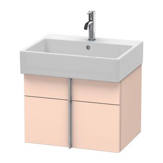 Duravit Duravit Vero Air Mueble De Pared 58,4 X 43,1 Cm, 1 Caj&oacute;n, 1 Extra&iacute;ble, Para Vero Air 235060, Color (frente/cuerpo): Albaricoque Perla Seda Laca Mate -