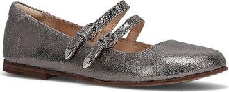 Frye Carson Mary Jane Flat in Gunmetal at Nordstrom, Size 9.5