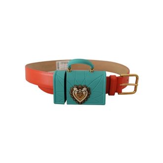 Dolce & Gabbana Dames, Accessoires, Veelkleurig, Maat: ONE Size Leer