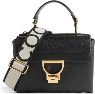 Coccinelle Arlettis Signature Handtas - Dames - Handtassen - Zwart - ONE Size - Leer - Tassen