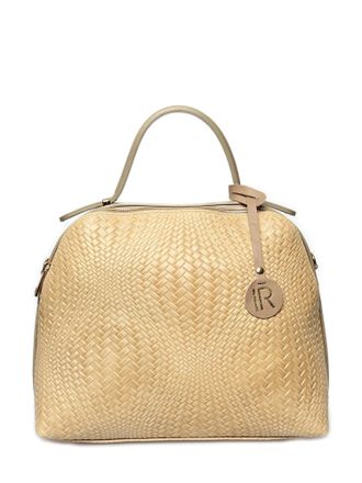 Isabella Rhea Beige Rundleer Tas