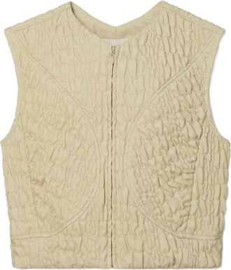 Tory Burch Gilet trapuntato smanicato - Toni neutri