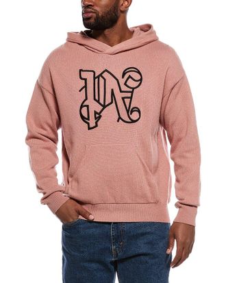 Palm Angels Wool & Cashmere-Blend Hooded Sweatshirt