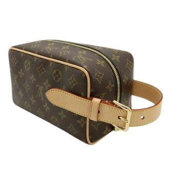 Louis Vuitton Pre-owned Clutches, female, Brown, Size: ONE SIZE Pre-owned Monogram Canvas Clutch