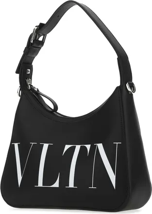 Valentino Garavani Mens Black Leather Vltn Handbag 0ni Borse A Mano Bag