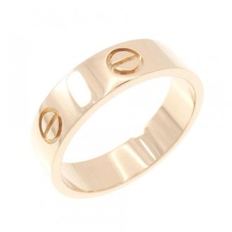 Cartier Love Pink Gold (18K) Band Ring (Pre-Owned)