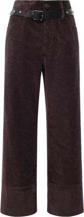 Pinko Straight Jeans - Dames - Wijde Broeken - Rood - W29 - Broeken