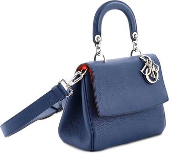 Dior Be Dior Bag Pebbled Leather Mini satchel - Blauw