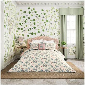 Sanderson Rubus Duvet Cover Set Double Raspberry