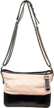 Chanel Brown Quilted Leather Large Gabrielle Hobo Bag - 10S (Authentic Pre- Loved)