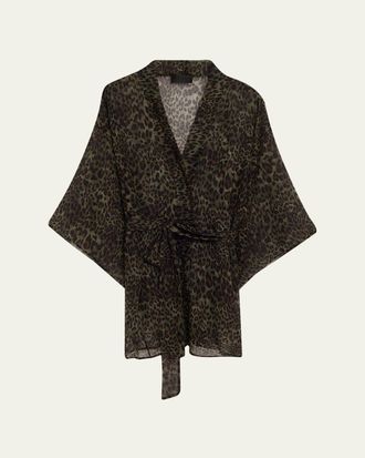 Nili Lotan Kima Silk Kimono