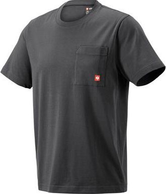 Strauss Pocket T-Shirt e.s.iconic in Carbon Grey at Nordstrom, Size 5X-Large